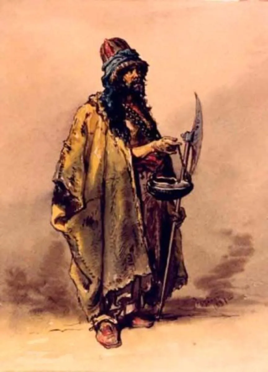Derviș cerșetor, by Amedeo Preziosi, unspecified, 1881