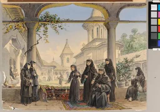 Mănăstirea Surpatele, by Amedeo Preziosi