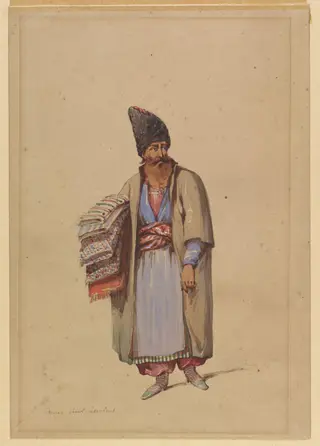 Persian Shawl-Merchant, by Amedeo Preziosi