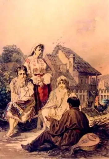 Țărănci din Argeș, by Amedeo Preziosi