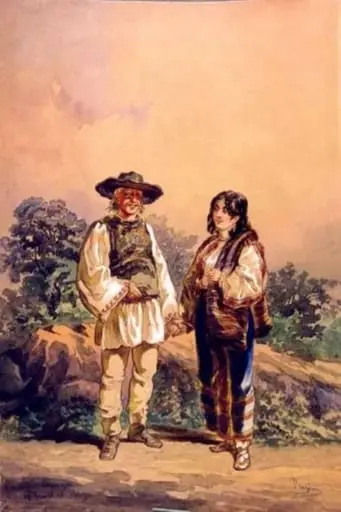 Țărani din Câmpulung-Muscel, by Amedeo Preziosi