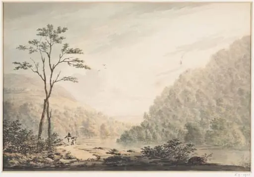 View on the Lands of the Earl of Fortescue, Castle Hill, Devon, by Amelia Noel