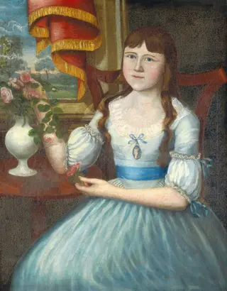 Miss Daggett of New Haven, Connecticut (possibly Amelia Martha), by American 18th Century, 1795