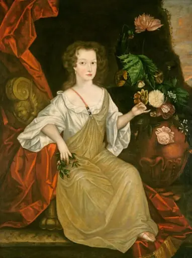 Young Woman with a Butterfly, by American 18th Century