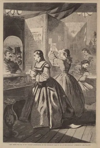 "Any Thing for Me, If You Please?" - Post Office of the Brooklyn Fair in Aid of the Sanitary Commission, by American 19th Century