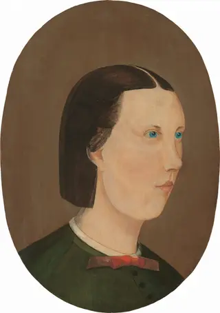 Blue Eyes, by American 19th Century, 1850