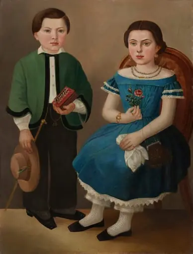 Boy and Girl, by American 19th Century
