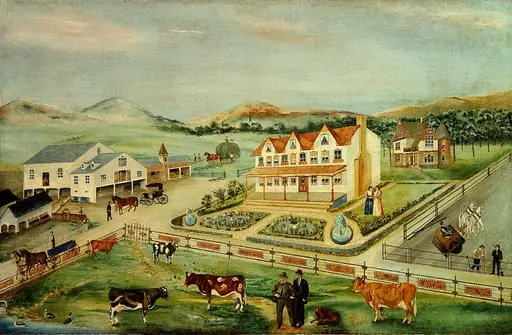 Bucks County Farm Outside Doylestown, Pennsylvania, by American 19th Century