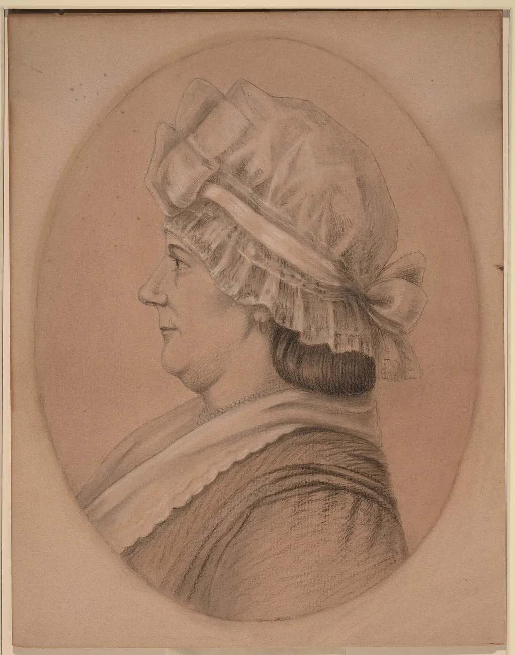 Elizabeth Marius Kemper, by American 19th Century, chalk, 1801