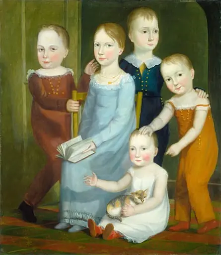 Five Children of the Budd Family, by American 19th Century, 1818