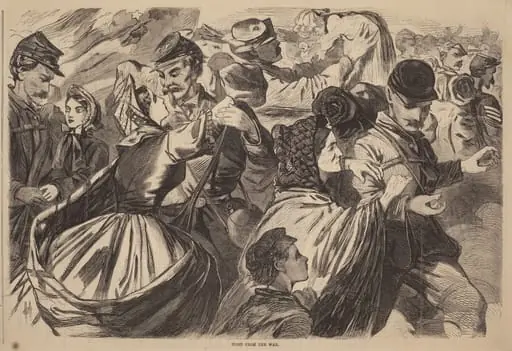 Home from the War, by American 19th Century