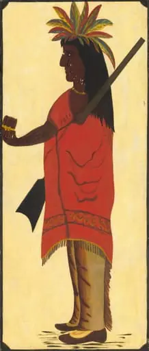 Indian Tobacco Shop Sign [obverse, Indian facing left], by American 19th Century