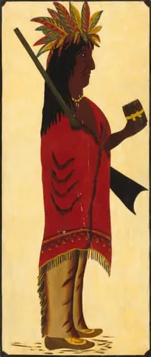 Indian Tobacco Shop Sign [reverse, Indian facing right], by American 19th Century
