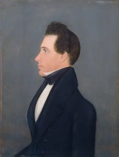 Profile Portrait of a Man, by American 19th Century