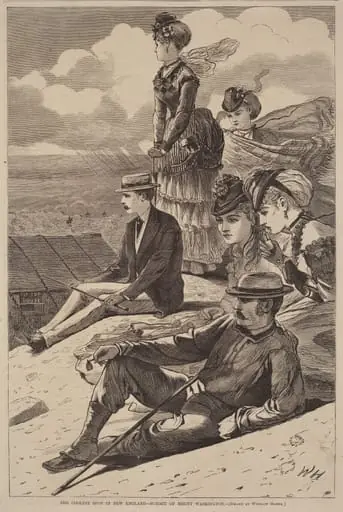 The Coolest Spot in New England - Summit of Mount Washington, by American 19th Century