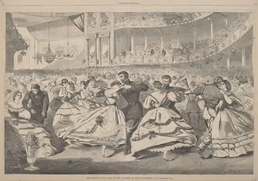 The Great Russian Ball at the Academy of Music, November 5, 1863, by American 19th Century