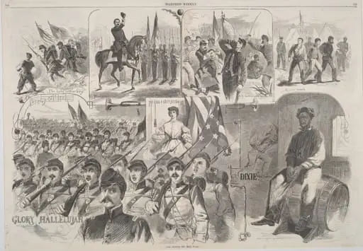 The Songs of War, by American 19th Century