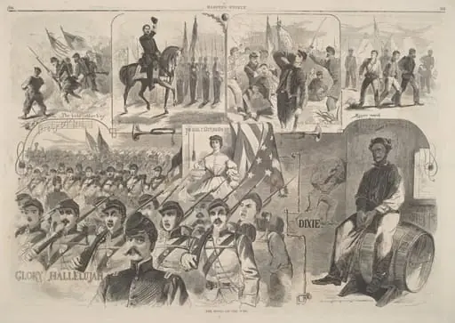 The Songs of War, by American 19th Century