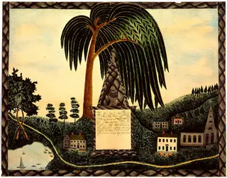 To the Memory of George H. and Ruel T. Hills, by American 19th Century
