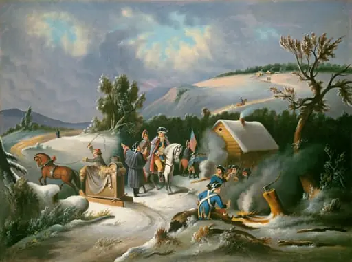 Washington at Valley Forge, by American 19th Century