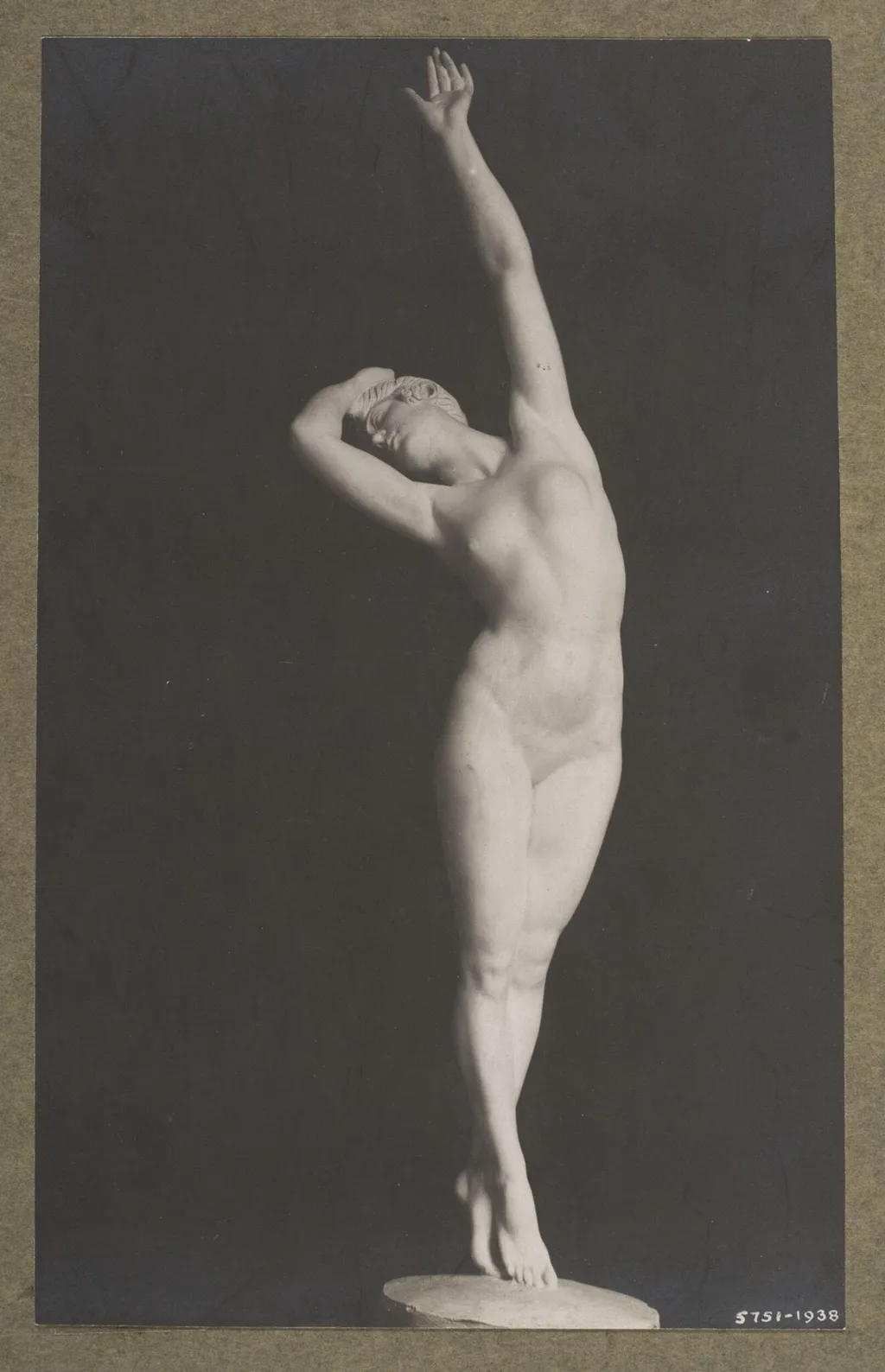 The Dancer, by Amleto Cataldi, photographic