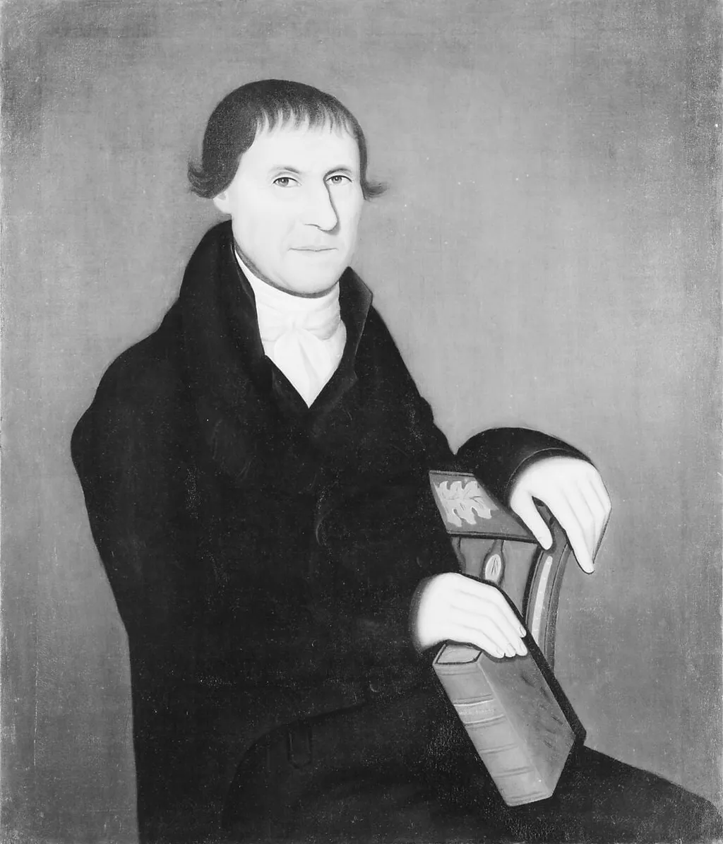 Philip Slade, by Ammi Phillips, oil, 1818