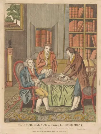 The Prodigal Son Receiving His Patrimony, by Amos Doolittle