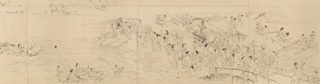 Amusements in Kyoto in the Four Seasons