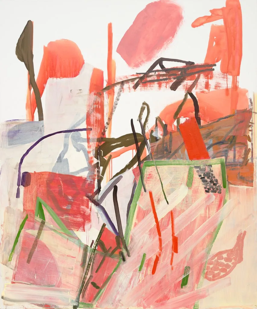 Untitled, by Amy Sillman, oil, 2020
