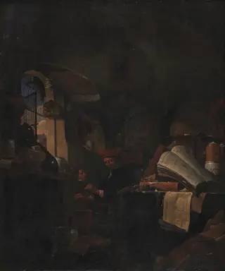 An Alchemist in his Laboratory