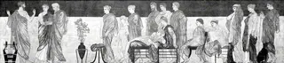 An Ancient Greek Audience Watching a Performance of 'Antigone' by Sophocles