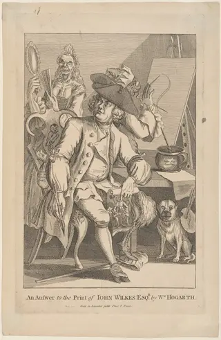 An Answer to the Print of John Wilkes Esq. by Wm. Hogarth