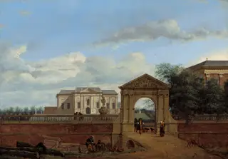 An Architectural Fantasy, by Jan van der Heyden