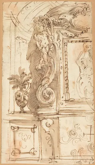 An Elaborately Sculpted Frame