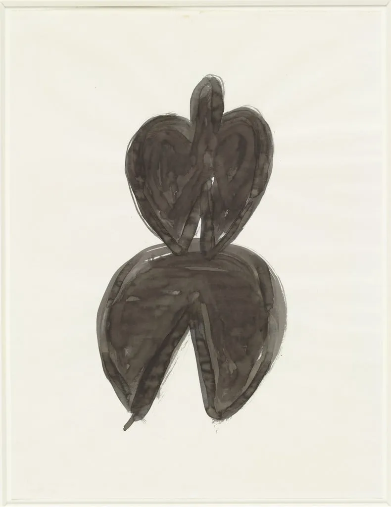 Untitled, by Ana Mendieta, ink, 1984
