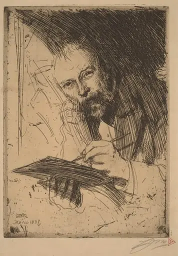 Carl Larsson, by Anders Zorn