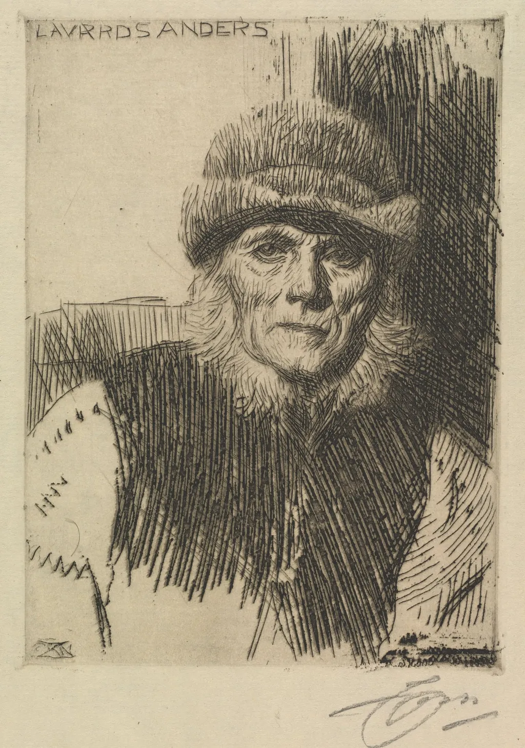 Dalecarlian Peasant, by Anders Zorn, 1919