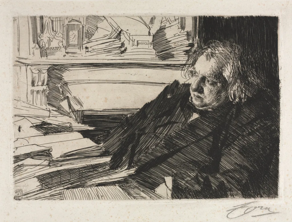 Ernest Renan, by Anders Zorn, 1892