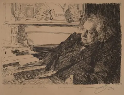 Ernest Renan, by Anders Zorn