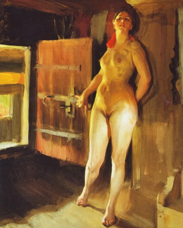 Girl in the Loft, by Anders Zorn
