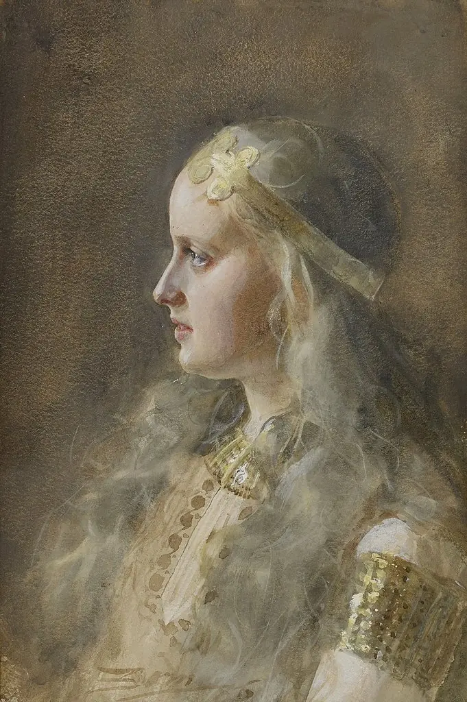 Gunnlöd, by Anders Zorn