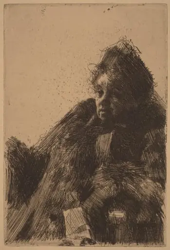 Madame Simon, II, by Anders Zorn