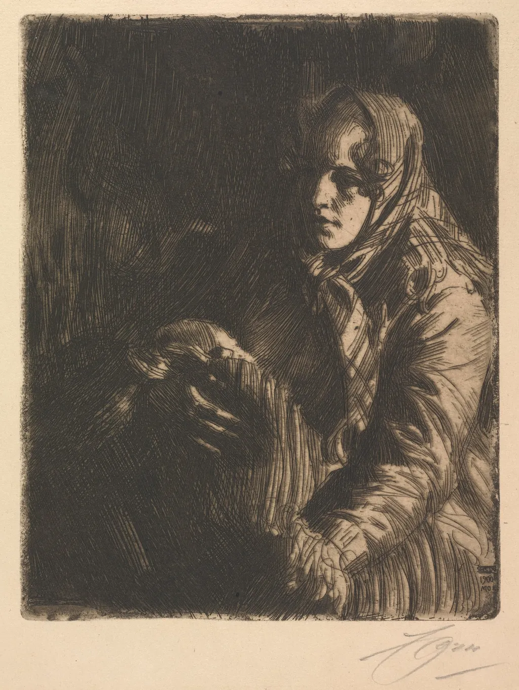Madonna, by Anders Zorn, 1900