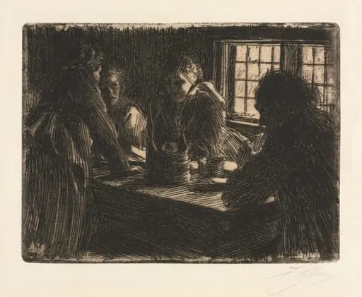 The Bride's Maid, by Anders Zorn