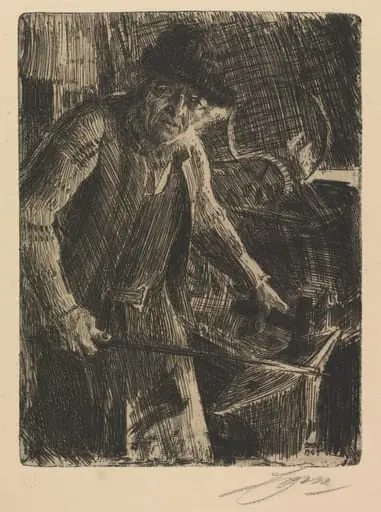 The Master-smith, by Anders Zorn