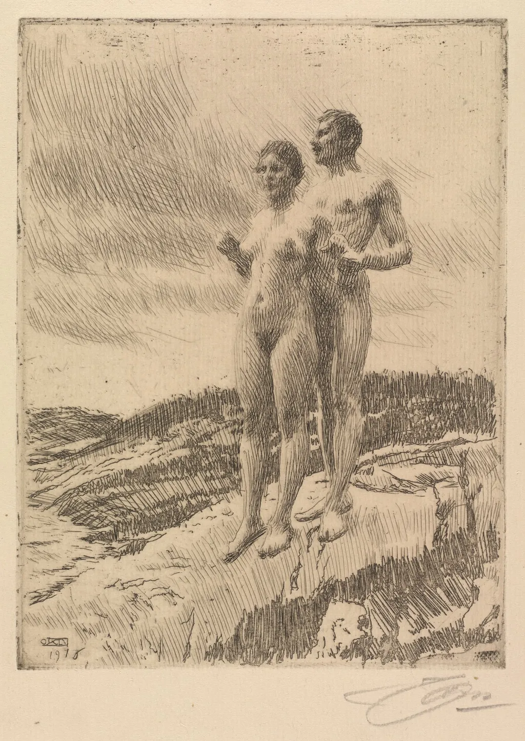 The Two, by Anders Zorn, 1916