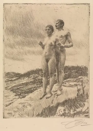 The Two, by Anders Zorn