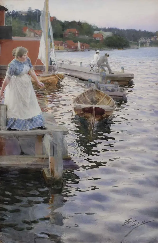 Vågskvalp, by Anders Zorn