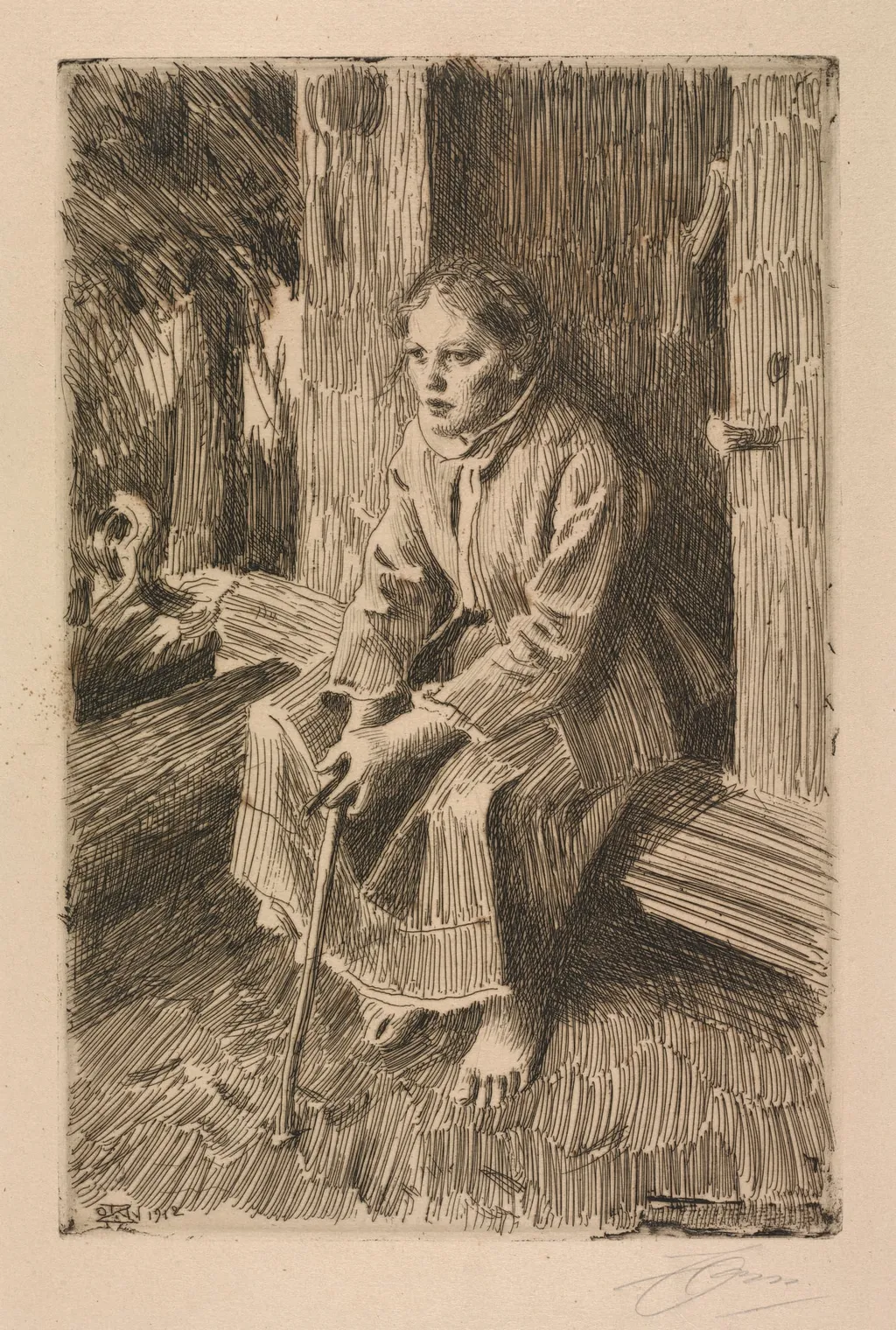 Vallkulla, by Anders Zorn, 1912