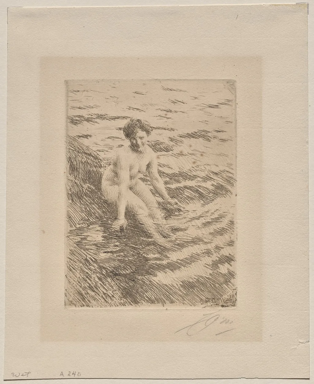 Wet, by Anders Zorn, 1911